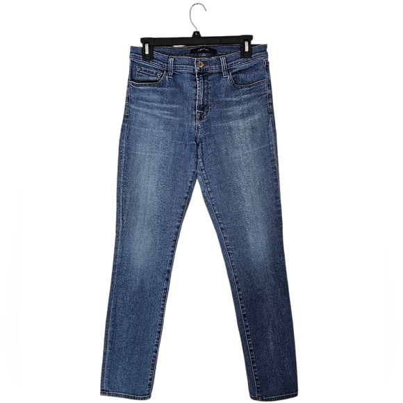 J Brand High Rise Skinny Leg Lovesick Blue Jean 29 Preowned - Picture 1 of 12